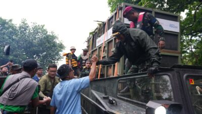 TNI Bantu Penyelamatan Badak di Taman Nasional Ujung Kulon