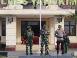 Kodim 1715/Yahukimo bersama Polres dan Jajaran Satgas TNI-Polri melaksanakan Apel dan Patroli Gabungan jelang 1 Desember 2025