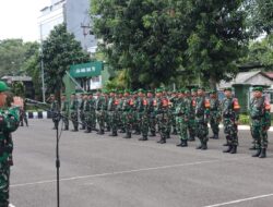 Kodim 0504/Jaksel Gelar Apel Kesiapan Pengaman Nataru
