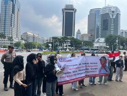 Koalisi Perempuan Anti Pelecehan Aksi Damai di Kementerian PPA MintaTuntaskan Kasus Pelecehan Seksual